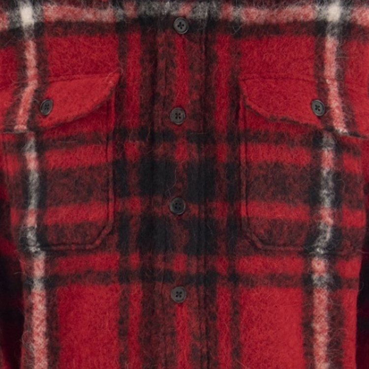 Sizing (W) Ralph Lauren FW23 紅色格紋拼接長袖外套 211916031-001