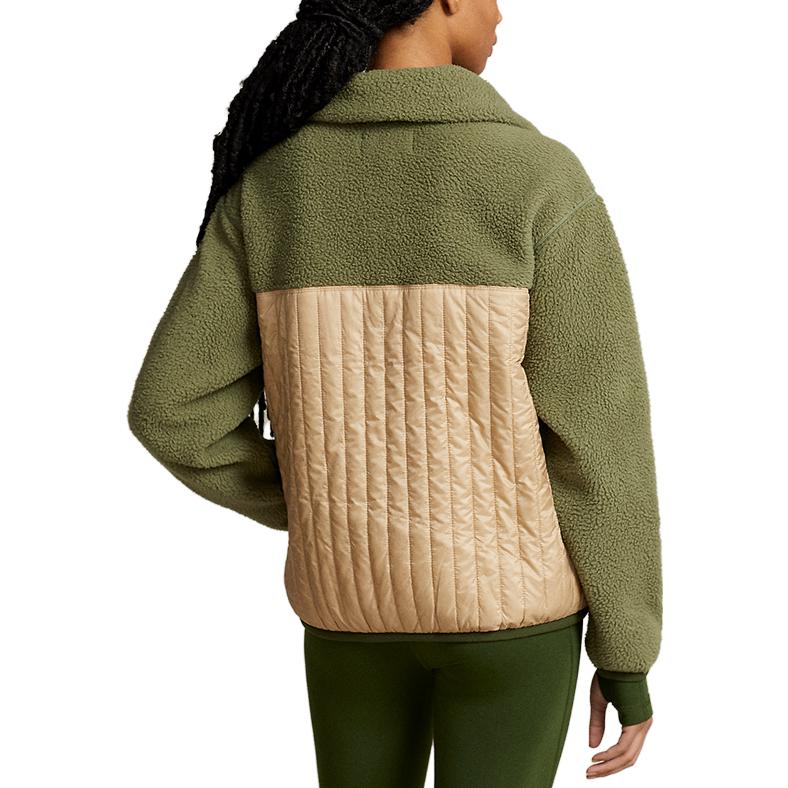 Shop (W) 拉夫勞倫 FW23 RLX 綠色拼接寬鬆版休閒外套 WMRXOTWN2820010-999