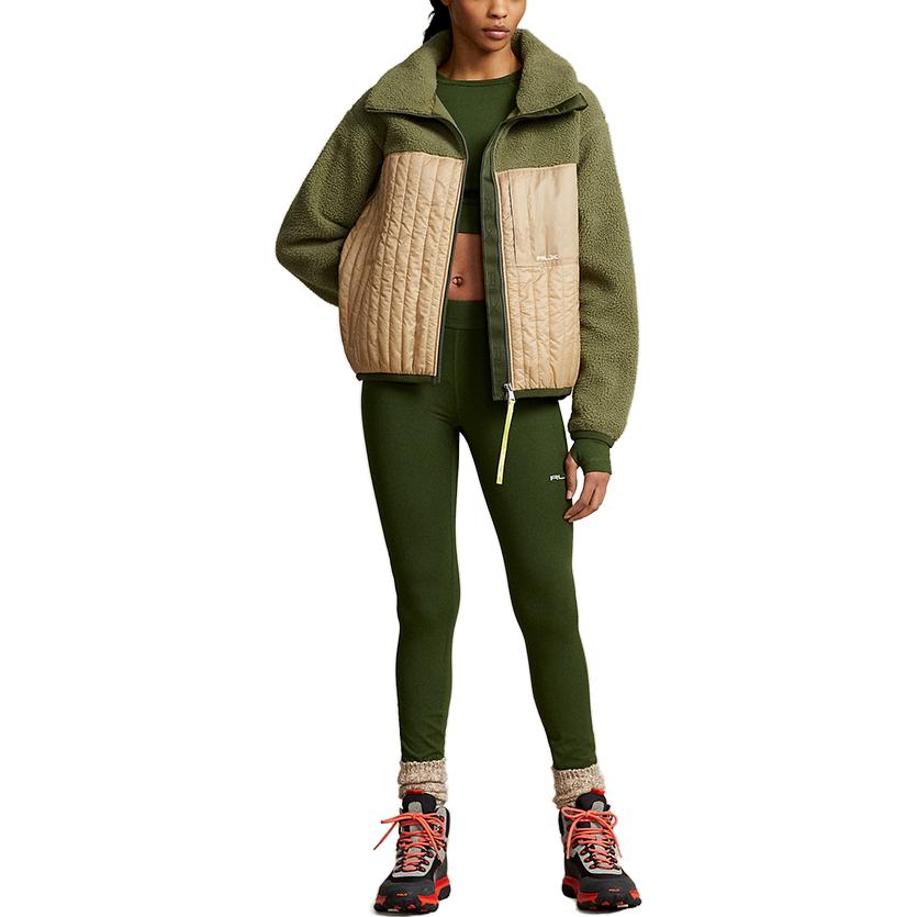 Purchase (W) 拉夫勞倫 FW23 RLX 綠色拼接寬鬆版休閒外套 WMRXOTWN2820010-999