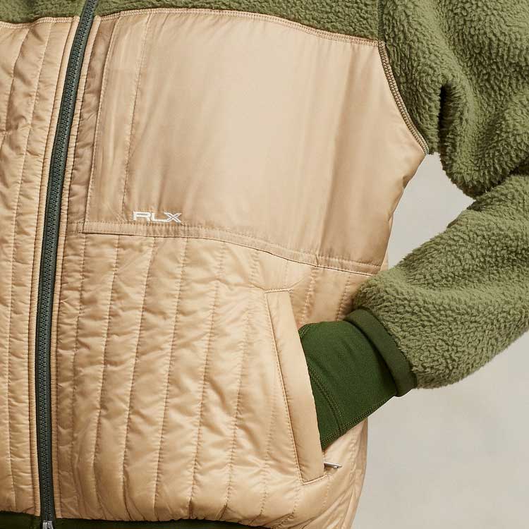 Sizing (W) 拉夫勞倫 FW23 RLX 綠色拼接寬鬆版休閒外套 WMRXOTWN2820010-999