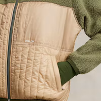 Sizing (Women) Ralph Lauren FW23 RLX Green Patchwork Relaxed Fit Casual Jacket WMRXOTWN2820010-999