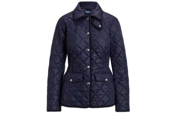 (Women) Ralph Lauren FW23 Solid Single-Breasted Casual Jacket Navy WMPOOTWN2820220-410