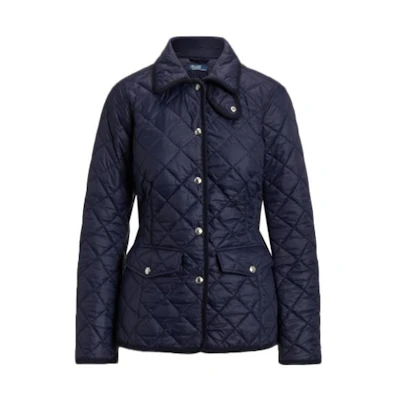 (Women) Ralph Lauren FW23 Solid Single-Breasted Casual Jacket Navy WMPOOTWN2820220-410