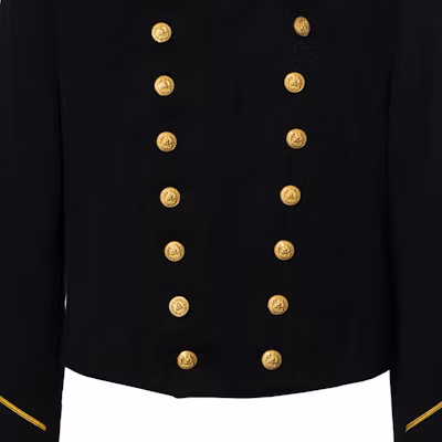 (W) 拉夫·劳伦 FW23 修边高领纽扣夹克 黑色 211761883-001 Cheap (W) 拉夫·劳伦 FW23 修边高领纽扣夹克 黑色 211761883-001