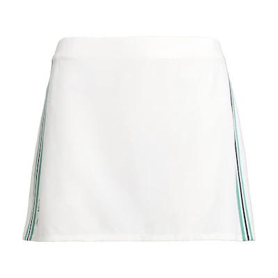 (Women) Ralph Lauren FW24 Ceramic White Colorblock Stripe Pocket Mini Skirt. WMXGSHONCS20171-100