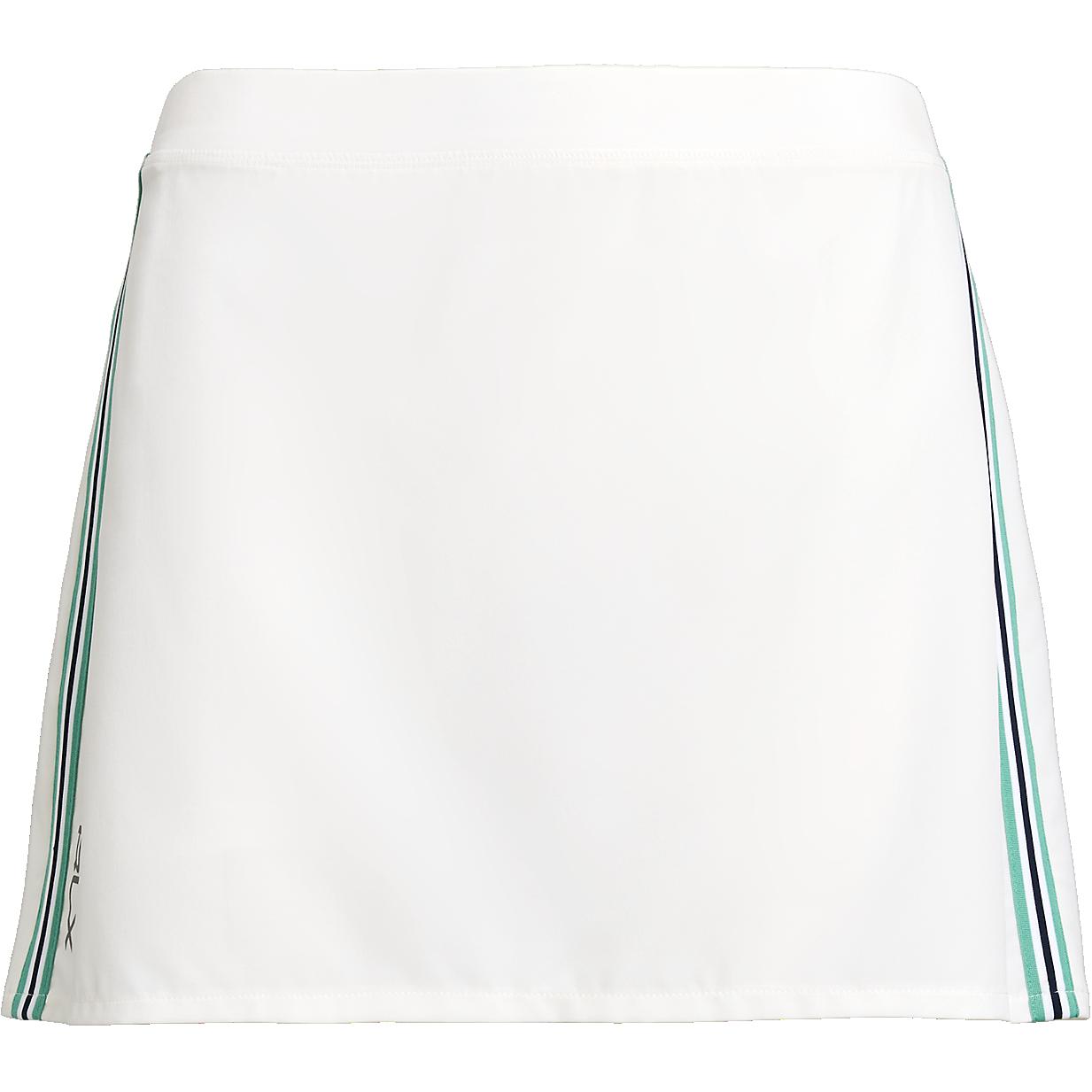 Order (W) Ralph Lauren FW24 陶瓷白拼接條紋口袋迷你裙。 WMXGSHONCS20171-100