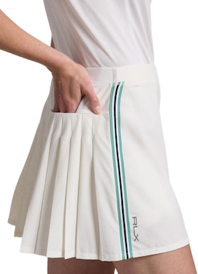 (W) Ralph Lauren FW24 陶瓷白拼接條紋口袋迷你裙。 WMXGSHONCS20171-100 Shop (W) Ralph Lauren FW24 陶瓷白拼接條紋口袋迷你裙。 WMXGSHONCS20171-100