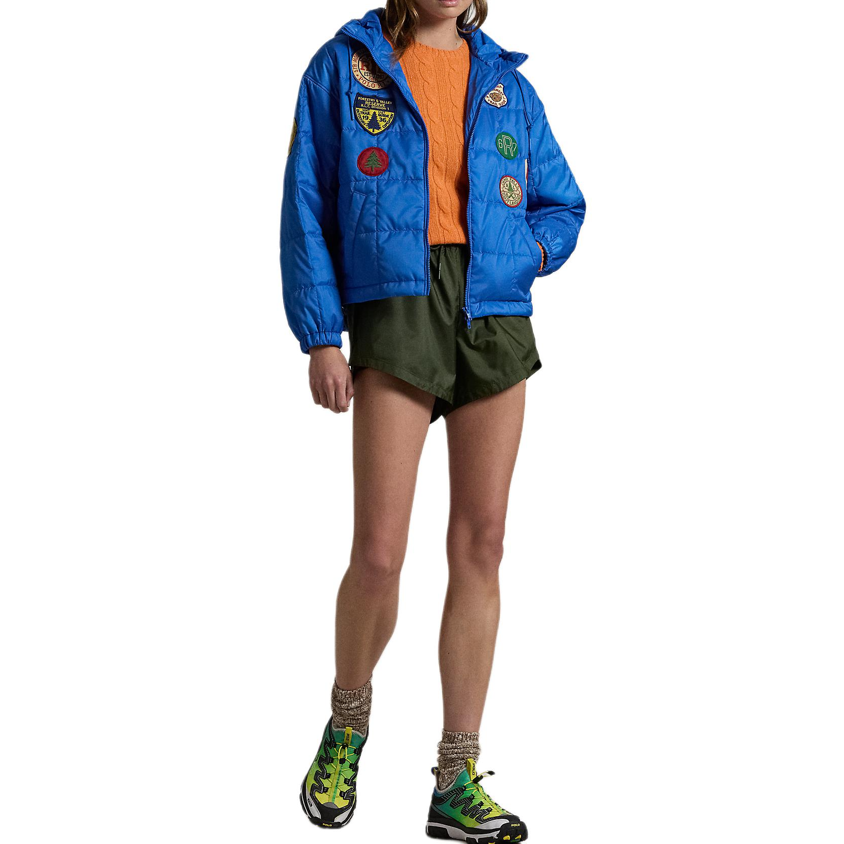 (Women) Ralph Lauren FW24 Bright Blue Embroidered Logo Zip Hoodie Jacket WMPOOTWN2820297-BRIGHT-BLUE 圖 3