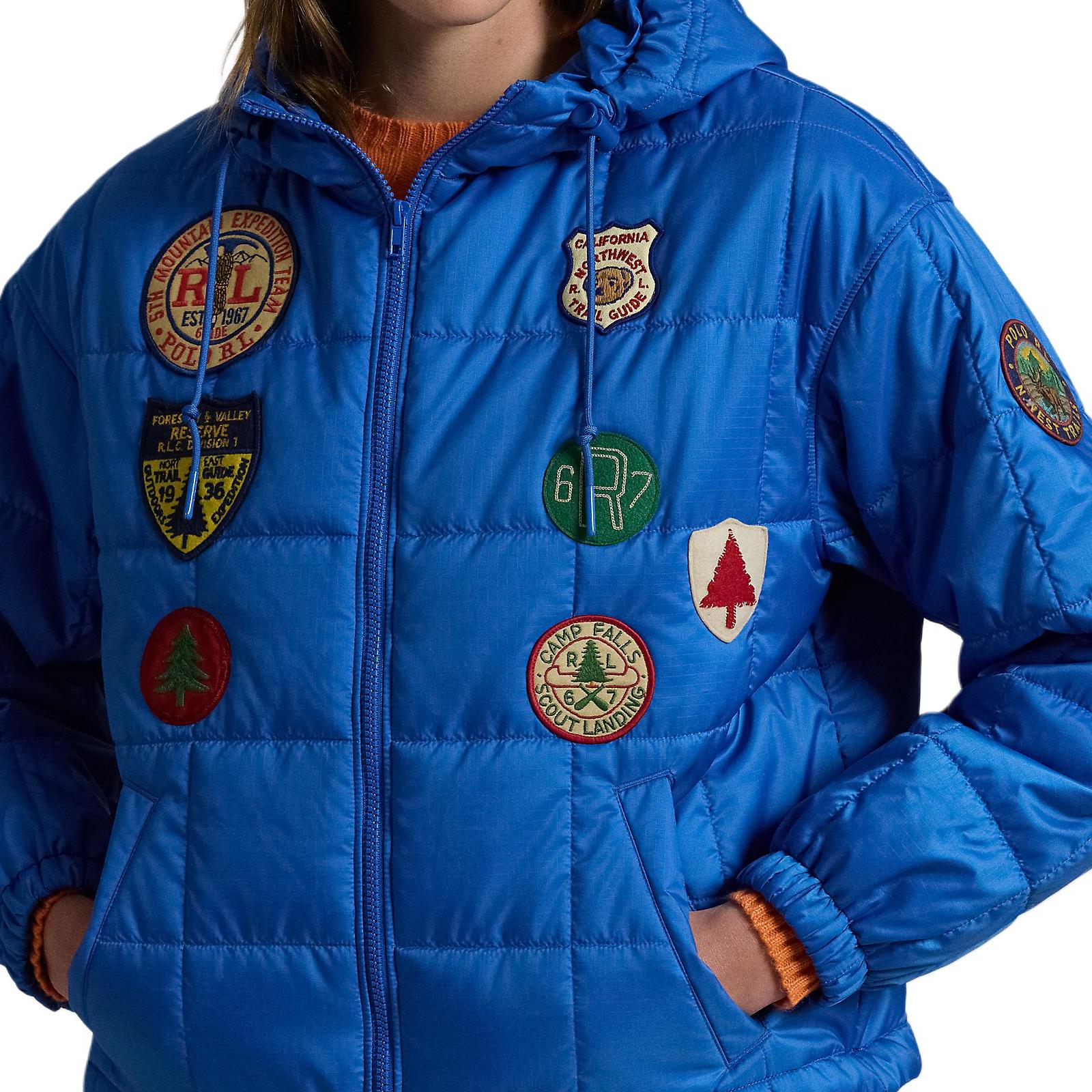 (Women) Ralph Lauren FW24 Bright Blue Embroidered Logo Zip Hoodie Jacket WMPOOTWN2820297-BRIGHT-BLUE 圖 6