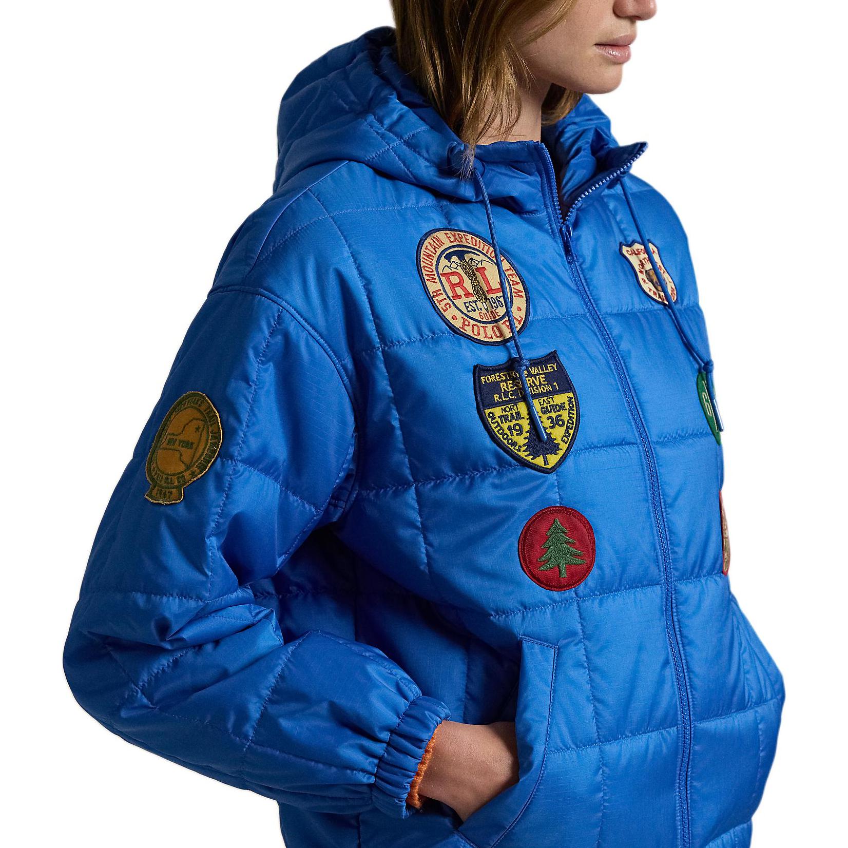 (Women) Ralph Lauren FW24 Bright Blue Embroidered Logo Zip Hoodie Jacket WMPOOTWN2820297-BRIGHT-BLUE 圖 7