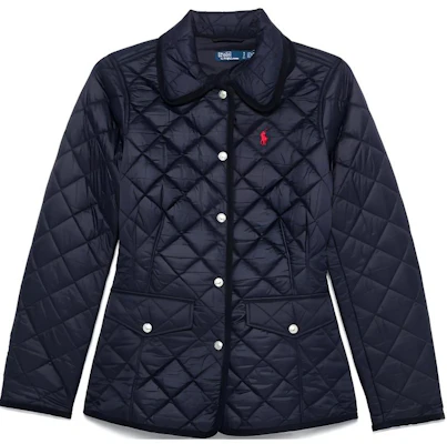 (W) 拉夫劳伦 FW24 海军蓝小马标志纽扣夹克 211940996-001 Order (W) 拉夫劳伦 FW24 海军蓝小马标志纽扣夹克 211940996-001