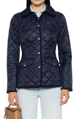 (W) 拉夫劳伦 FW24 海军蓝小马标志纽扣夹克 211940996-001 Shop (W) 拉夫劳伦 FW24 海军蓝小马标志纽扣夹克 211940996-001