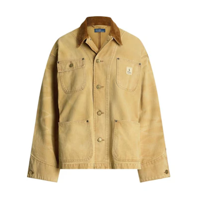 (Women) Ralph Lauren FW24 Single-Breasted Logo Patch Casual Jacket Women Cinnamon WMPOOTWN6020182-201