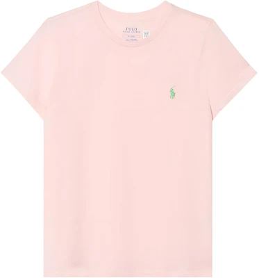 (Women) Ralph Lauren Logo Embroidered Pink Short Sleeve T-Shirt Standard Fit SS25 211682521-120 Buy (Women) Ralph Lauren Logo Embroidered Pink Short Sleeve T-Shirt Standard Fit SS25 211682521-120