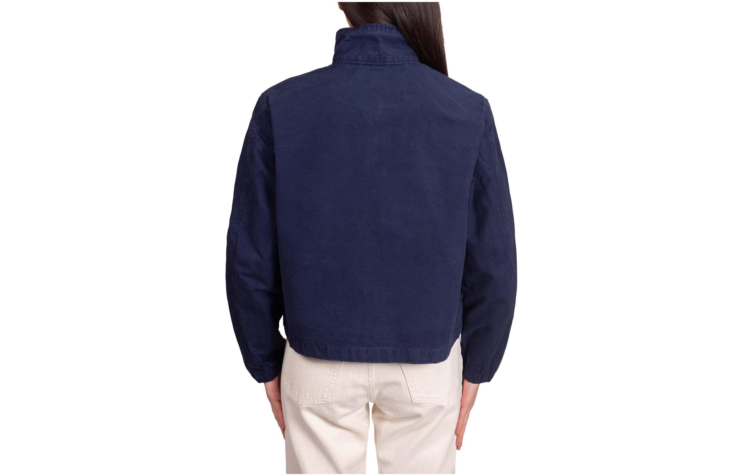 Lookbook (W) Ralph Lauren 藍色長袖純色拉鍊外套 211936442-004