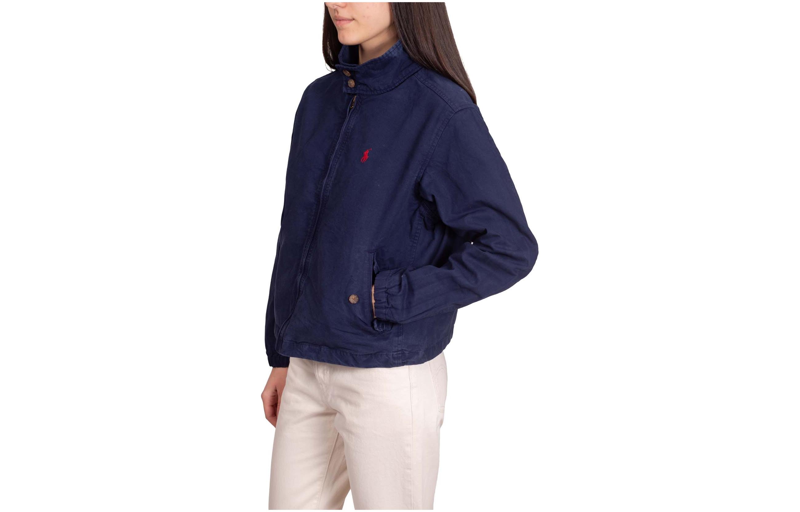 Shop (W) Ralph Lauren 藍色長袖純色拉鍊外套 211936442-004