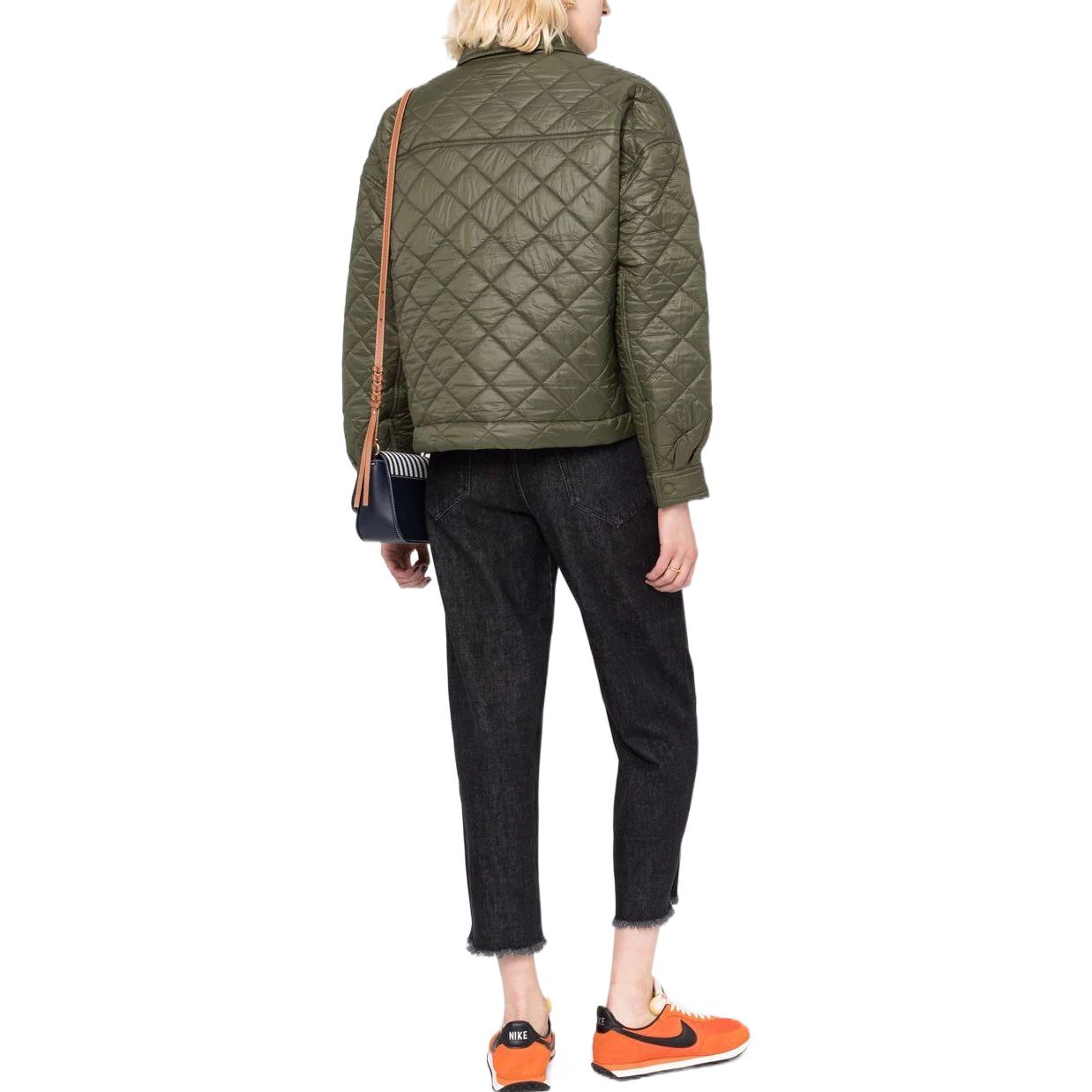 (Women) Ralph Lauren SS22 Green Solid Snap-Button Collar Jacket 211854768-003 圖 4