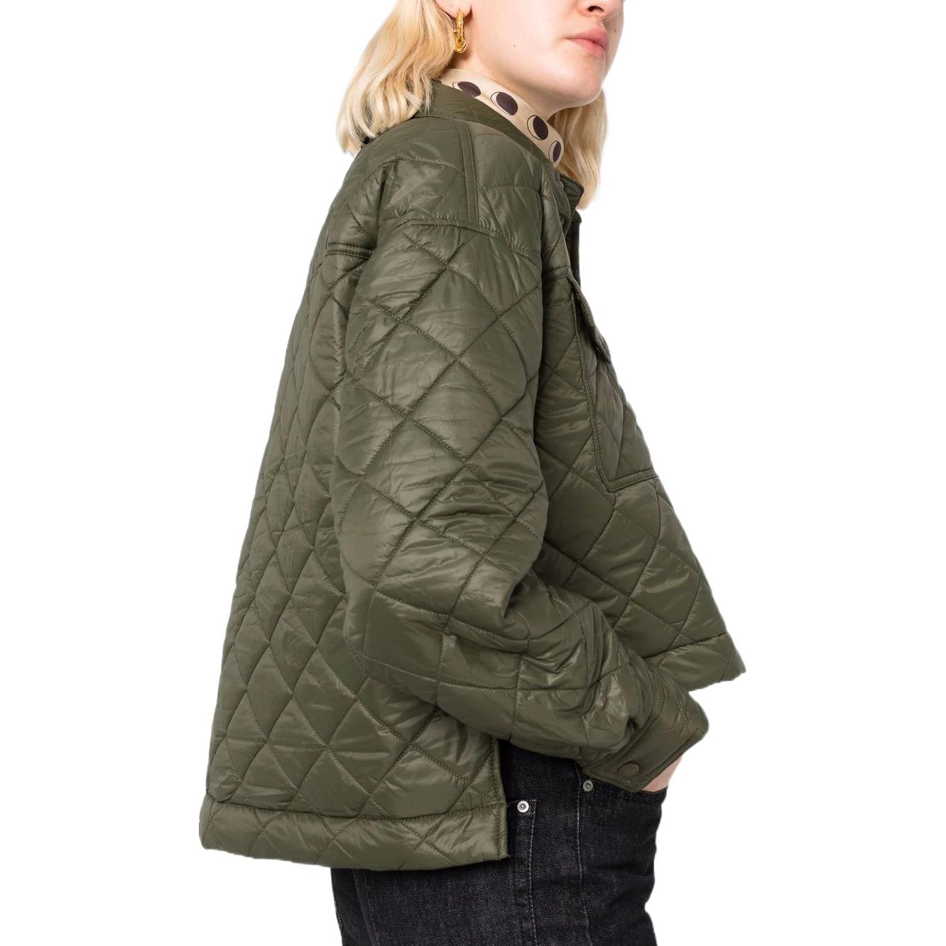 (Women) Ralph Lauren SS22 Green Solid Snap-Button Collar Jacket 211854768-003 圖 5