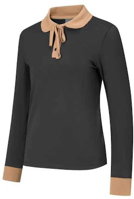 (W) RAPIDO ブラック ロングスリーブ ゴルフ カジュアルフィット ポロシャツ. CP4941Z32 Buy (W) RAPIDO ブラック ロングスリーブ ゴルフ カジュアルフィット ポロシャツ. CP4941Z32