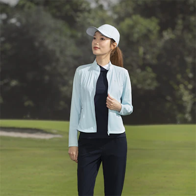 (W) RAPIDO 軽量スポーティージップアップジャケット - 柔らかい通気性でスリムフィット CP4376Z03 7