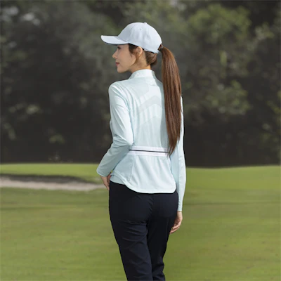 (W) RAPIDO 軽量スポーティージップアップジャケット - 柔らかい通気性でスリムフィット CP4376Z03 10