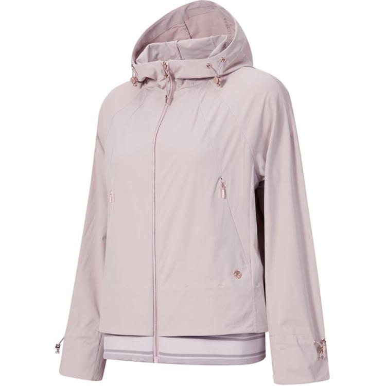 (Women) RAPIDO  Pink Fashionable Comfortable Casual Hooded Jacket. CP4739U04