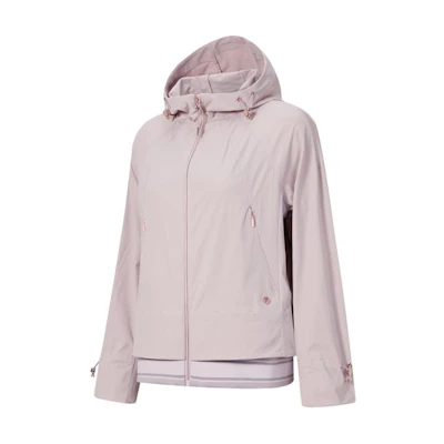 (Women) RAPIDO Pink Fashionable Comfortable Casual Hooded Jacket. CP4739U04