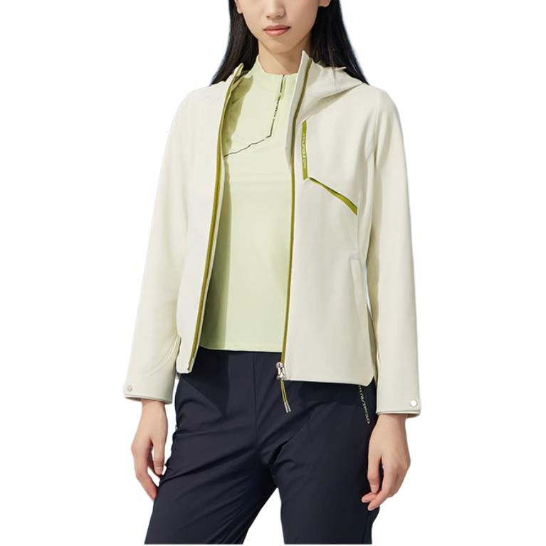 Shop (W) RAPIDO修身纯色连帽夹克 - 柔软舒适, 休闲户外款式. CP4739J04