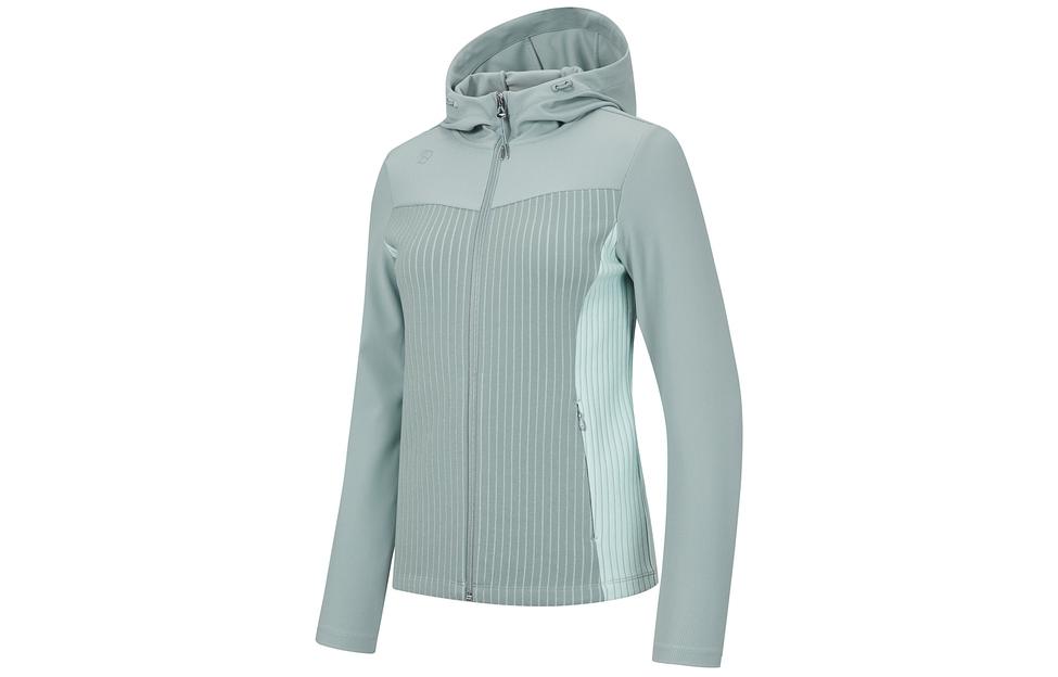 Order (W) RAPIDO ストライプ カラーブロック アウトドア ジップアップ フーディ ジャケット CP4176G05