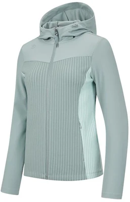 (W) RAPIDO ストライプ カラーブロック アウトドア ジップアップ フーディ ジャケット CP4176G05 Order (W) RAPIDO ストライプ カラーブロック アウトドア ジップアップ フーディ ジャケット CP4176G05