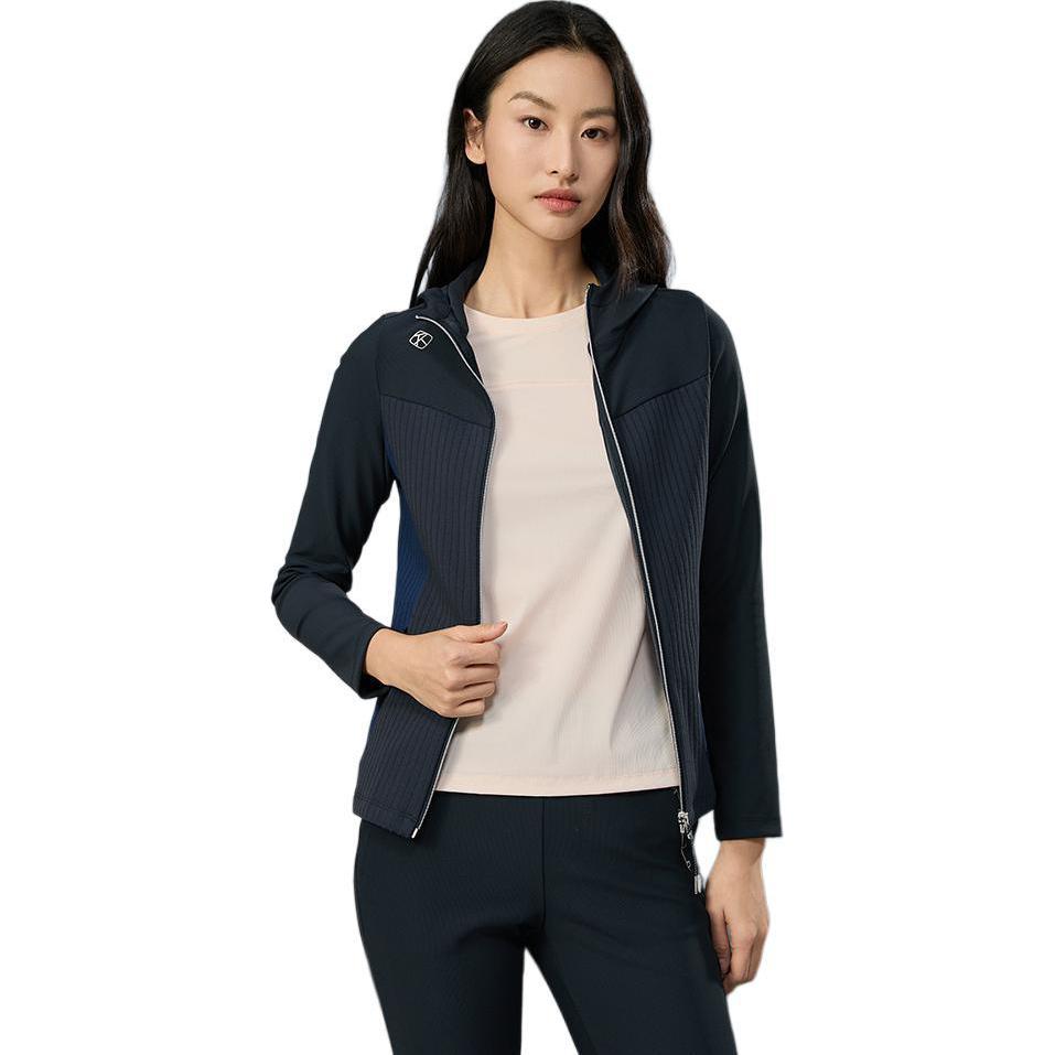 Sizing (W) RAPIDO ストライプ カラーブロック アウトドア ジップアップ フーディ ジャケット CP4176G05