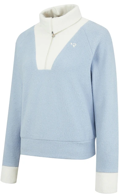 women-rapido-golf-colorblock-high-neck-sweatshirt-sky-blue-cp-3941-z91
