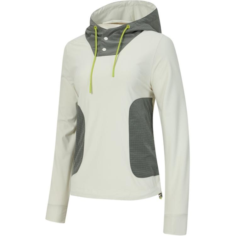 Order (W) RAPIDO アイボリーホワイト アウトドア フーディ プルオーバースウェット CP4141O37