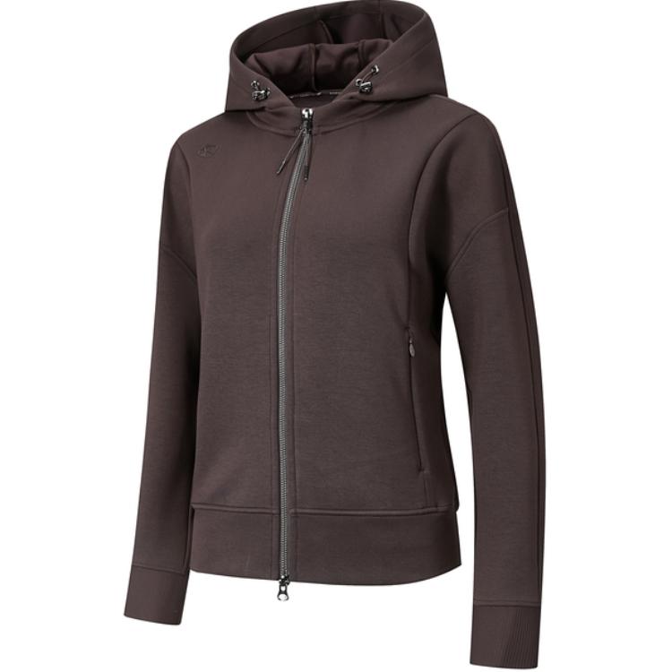 (Women) RAPIDO O-Line Sports Hooded Long-Sleeve Jacket Deep Brown CP4776O35