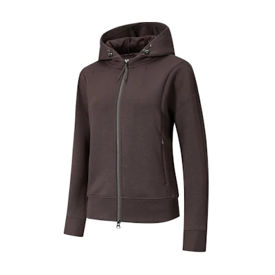 (Women) RAPIDO O-Line Sports Hooded Long-Sleeve Jacket Deep Brown CP4776O35