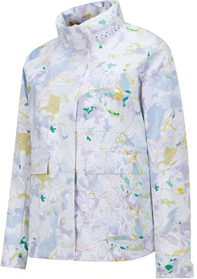 (W) RAPIDO Oシリーズ 花柄 取り外し可能フード コットンジャケット レディース ライトパープル CP4Z38O35 Order (W) RAPIDO Oシリーズ 花柄 取り外し可能フード コットンジャケット レディース ライトパープル CP4Z38O35