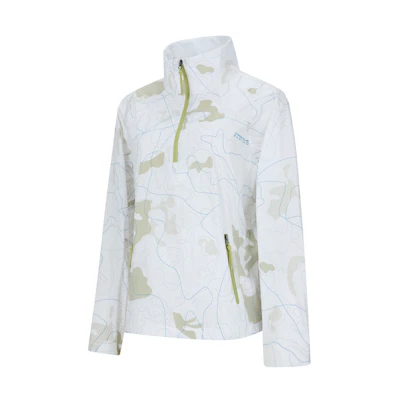 (Women) RAPIDO O Series Colorblock Pattern Fashion Jacket Light Green CP4639O38
