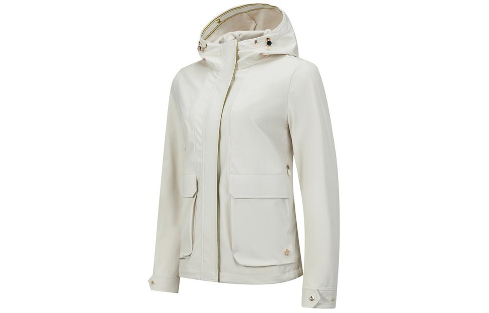 Shop (W) RAPIDO アウトドアスポーツ ロゴ フードジャケット デュアルポケット ミニマルスタイル CP4139U04