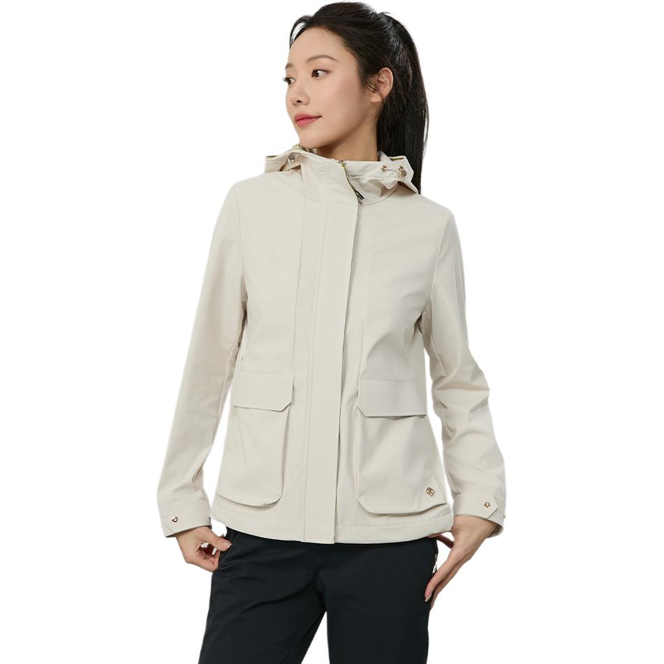 Purchase (W) RAPIDO アウトドアスポーツ ロゴ フードジャケット デュアルポケット ミニマルスタイル CP4139U04