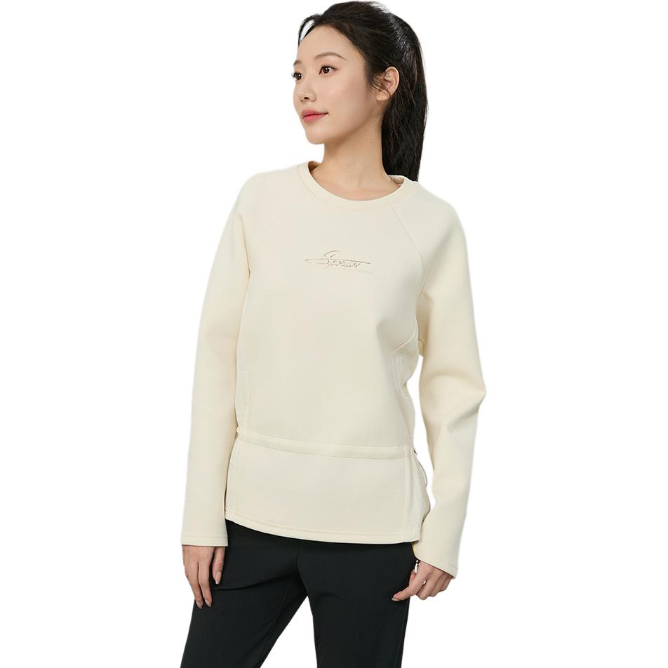 Lookbook (W) RAPIDO Rシリーズ レトロ クルーネック カジュアル スウェットシャツ CP4141U01