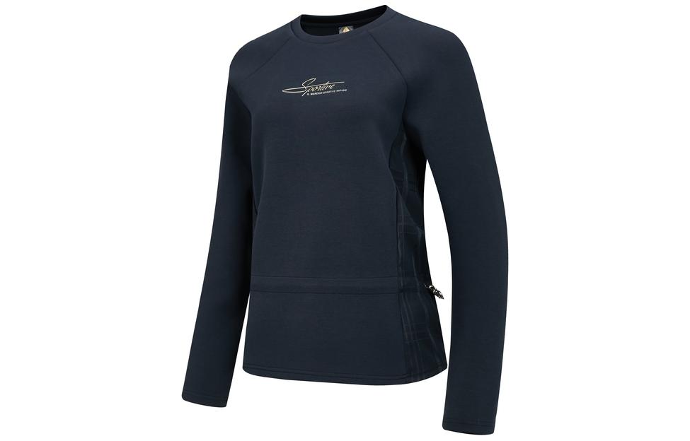 Shop (W) RAPIDO Rシリーズ レトロ クルーネック カジュアル スウェットシャツ CP4141U01