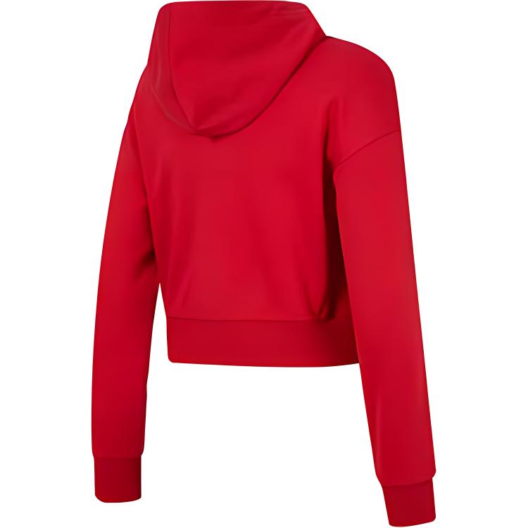 Lookbook (W) RAPIDO Jaket Hoodie Pendek Oversized Merah CP4Z39J60