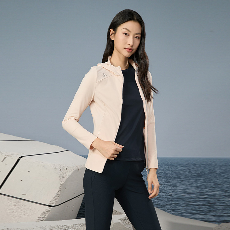 Cheap (W) RAPIDO 超薄型 軽量 ロゴ入り ジップアップ スポーツジャケット CP4176G06