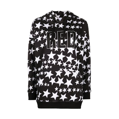 (Women) RED VALENTINO FW22 Multicolor Printed Hoodie RMF10M6L00NI