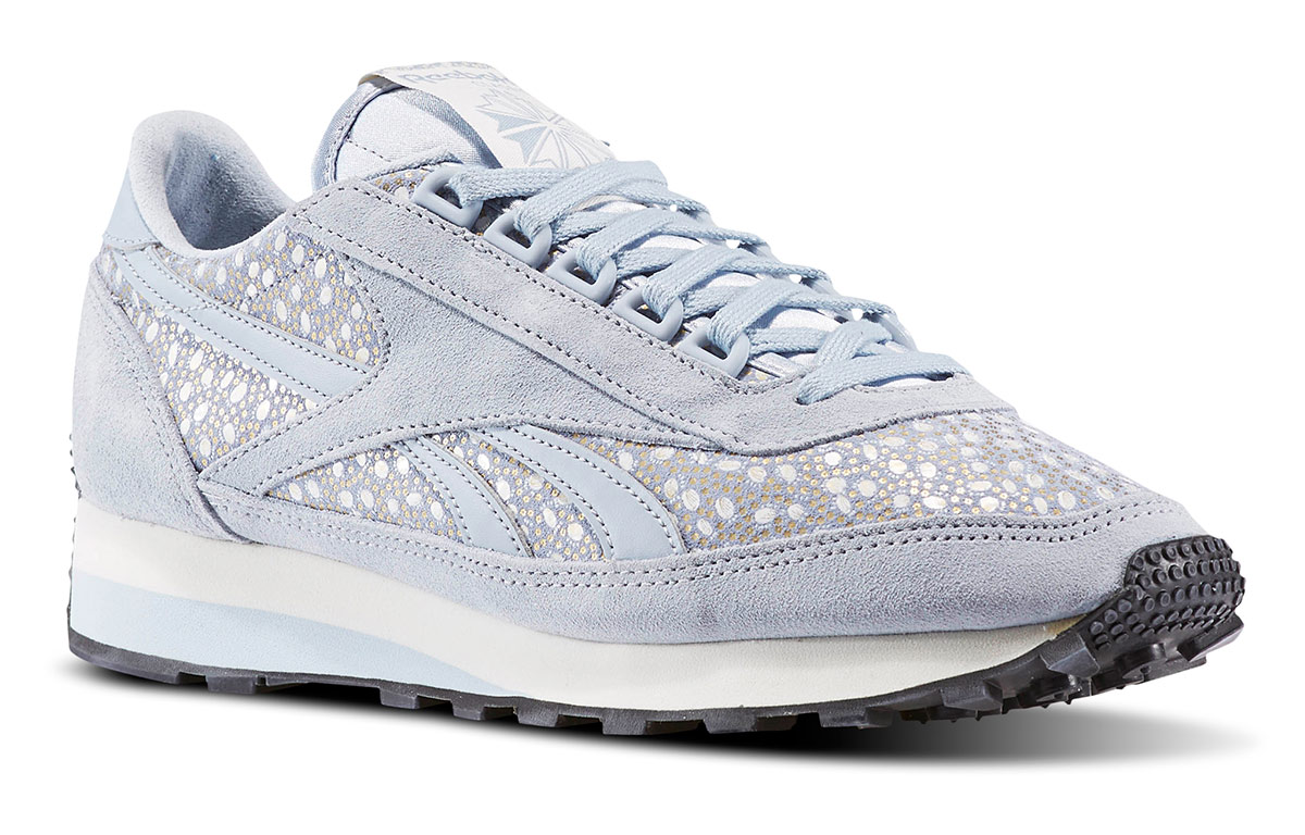 Lookbook (W) Reebok Aztec Lux ''Grijs Blauw'' Sneakers BD4466