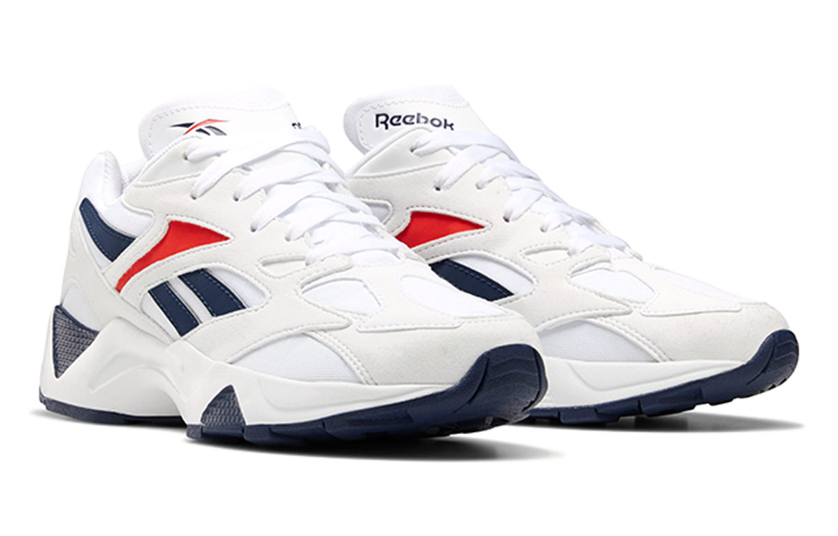 Lookbook (W) Reebok Aztrek 96 Biru Merah 'Putih' EF3082