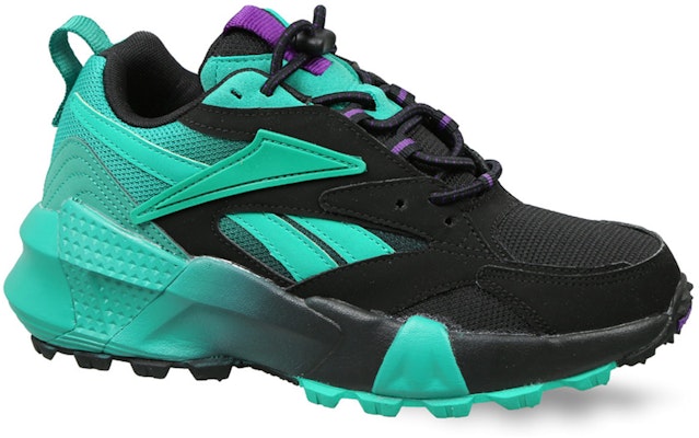(W) Reebok Classics Aztrek 'Hitam Hijau Ungu' EF9139 Lookbook (W) Reebok Classics Aztrek 'Hitam Hijau Ungu' EF9139