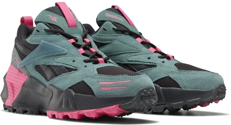 (Women) Reebok Aztrek Double Mix Trail 'Black Green Pink' EF9144 Lookbook (Women) Reebok Aztrek Double Mix Trail 'Black Green Pink' EF9144