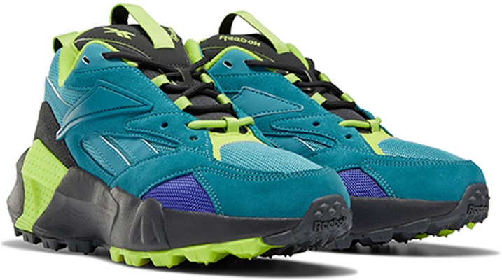 (W) Reebok Aztrek Double Mix Trail 'Hitam Hijau Biru' EG8907 Lookbook (W) Reebok Aztrek Double Mix Trail 'Hitam Hijau Biru' EG8907