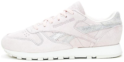 (Women) Reebok CL Leather 'Shimmer Light Pink' BS9865 (Women) Reebok CL Leather 'Shimmer Light Pink' BS9865